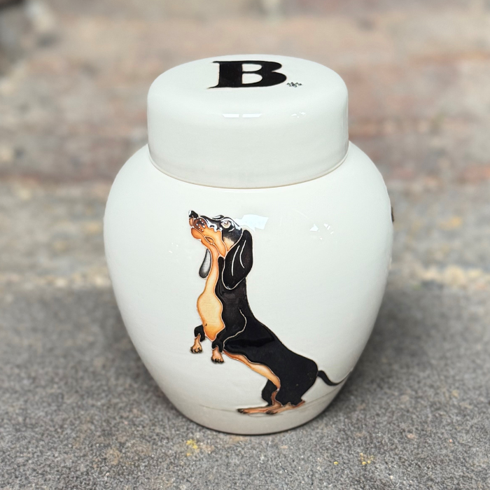 The Loyal Companion (Dachshund) - Ginger Jar
